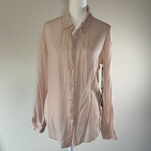 Baldwin Nora Blush Button Down Blouse